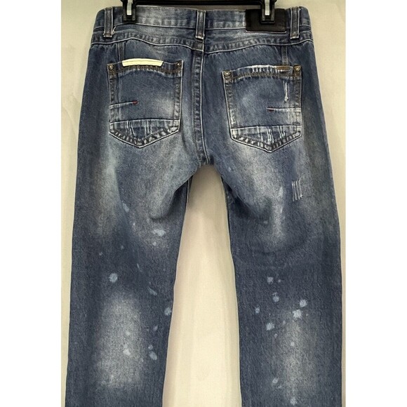 O.G Jeans Men's Size  34 X 32 Distressed Blue Denim Pants - Picture 4 of 11